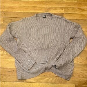 Knit Sweater in Taupe